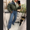Stylowa kurtka puchowa khaki & jeans